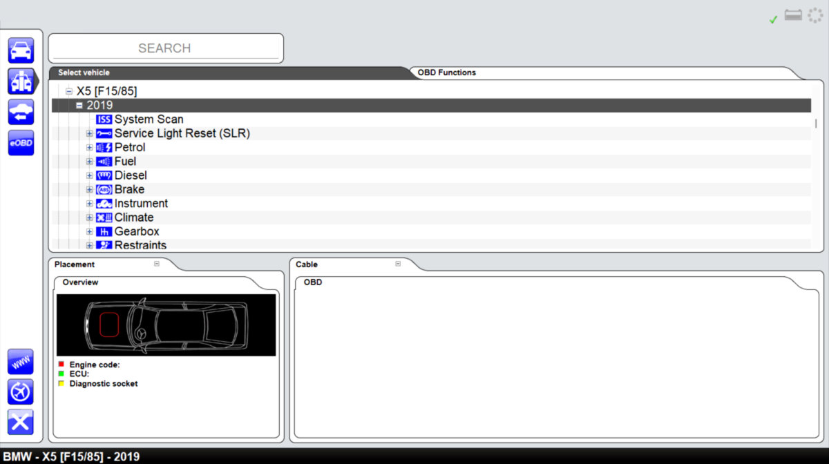 Profesionāla diagnostikas iekārta vieglajām un kravas automašīnām Delphi DS150E 2021