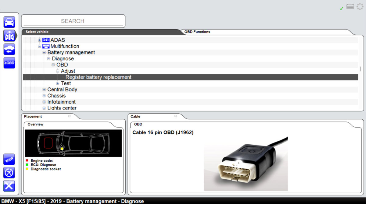 Profesionāla diagnostikas iekārta vieglajām un kravas automašīnām Delphi DS150E 2021