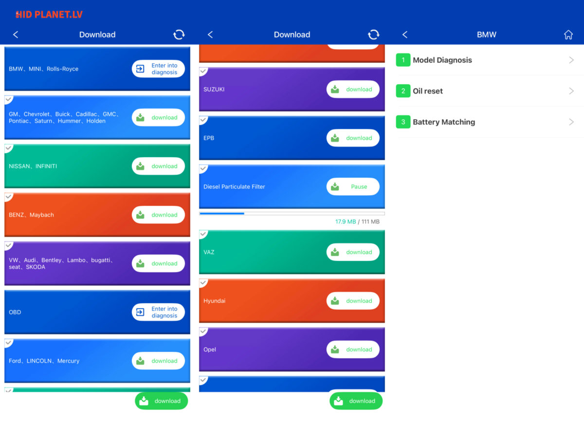 Konnwei Kdiag auto diagnostika ar mūža licenci Android un Ios