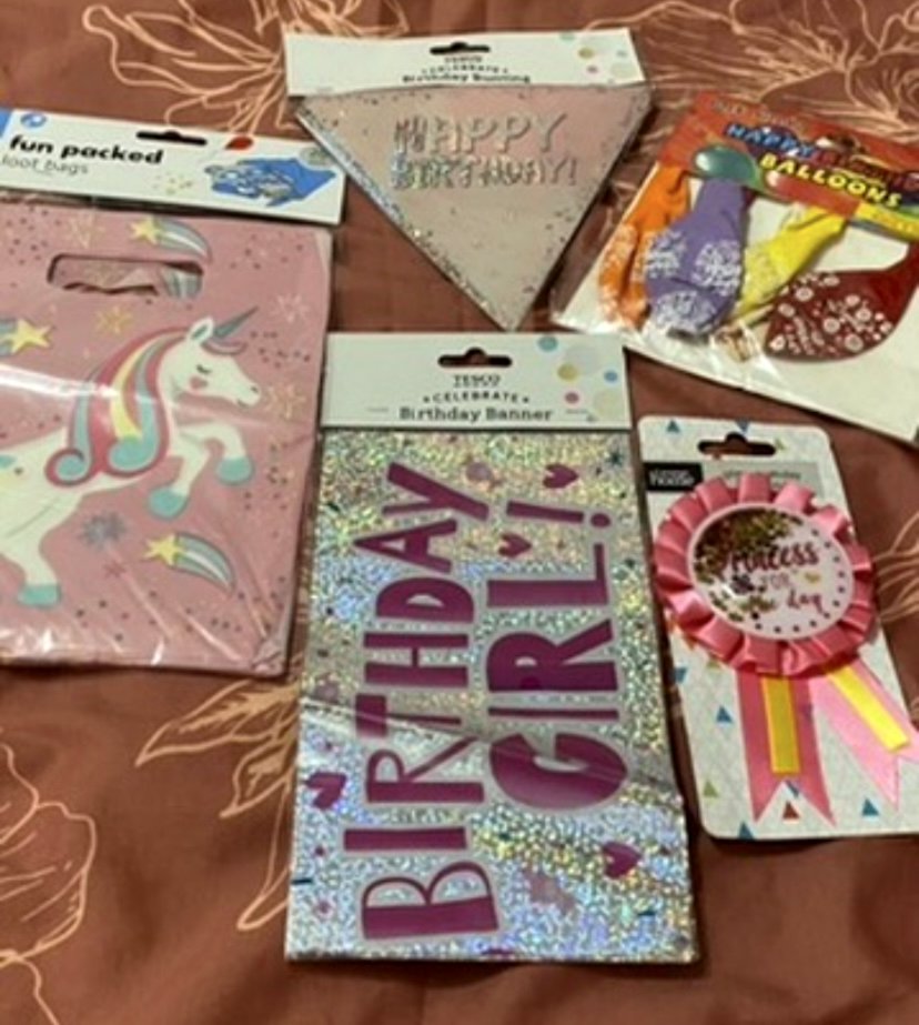 Meiteņu party dekori