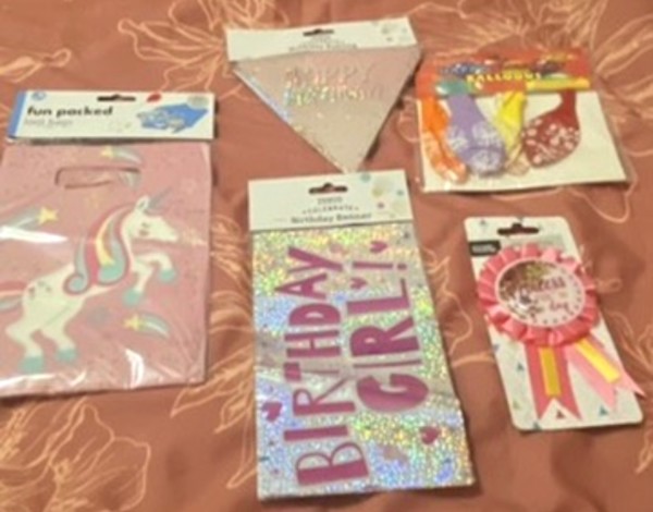 Meiteņu party dekori