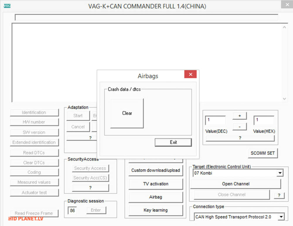 Diagnostikas kabelis VAG K+Can Commander 1.4