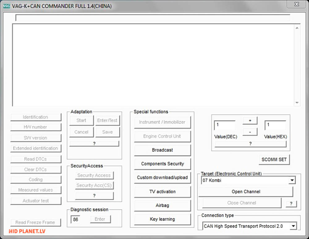 Diagnostikas kabelis VAG K+Can Commander 1.4