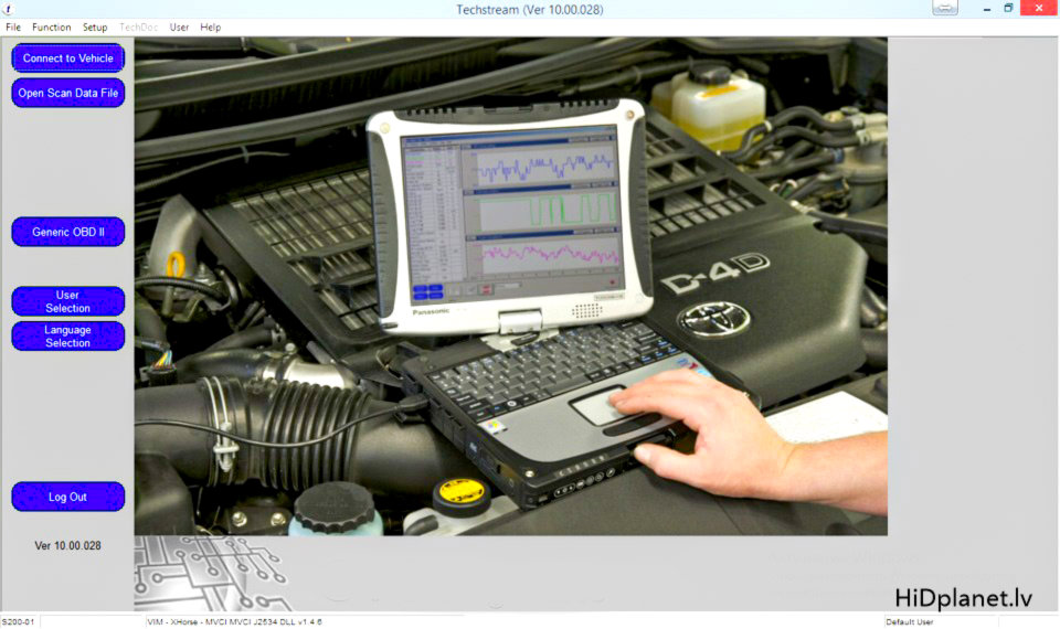 Diagnostikas kabelis MINI VCI Toyota un Lexus automobīļīem (Techstream)