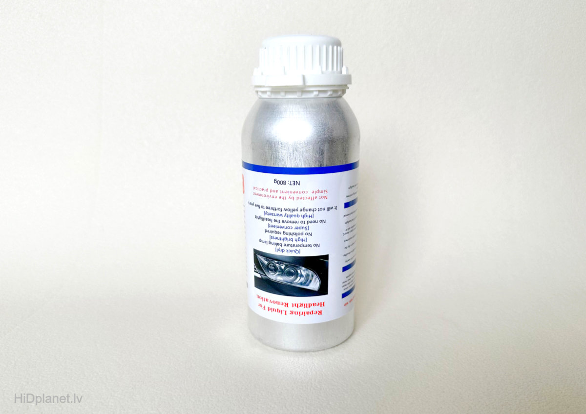 Komplekts lukturu caurspīdīgumu atjaunošanai.