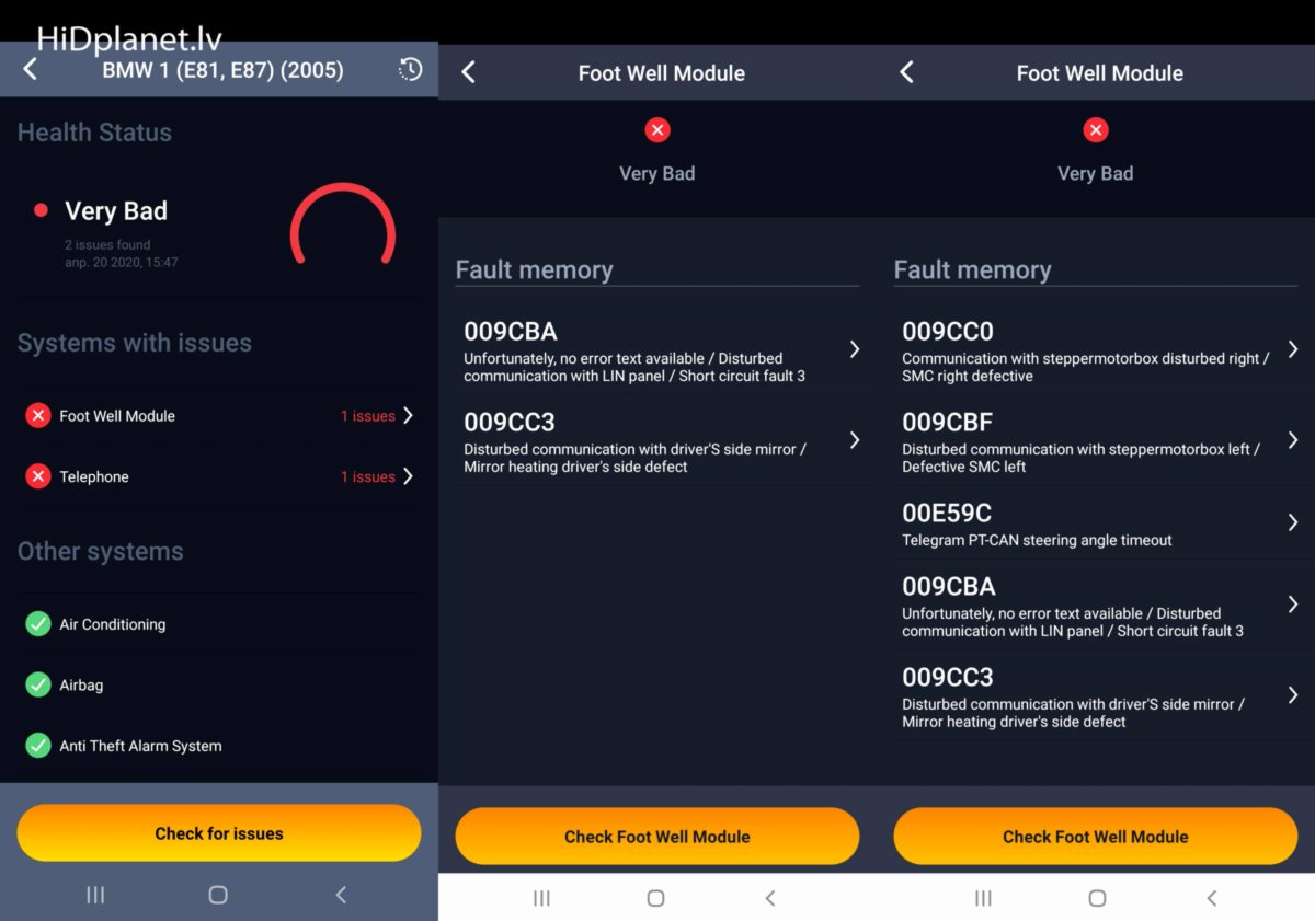 Kabelis D-Can BMW E sērijas diagnostikai, kodēšanai un programmēšanai