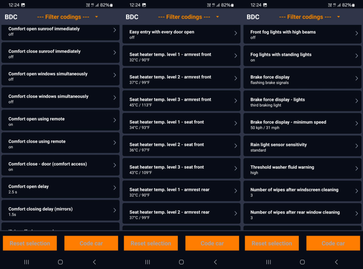 Universāls profesionāls diagnostikas skeneris ar kodēšanas funkciju Carly OBD2