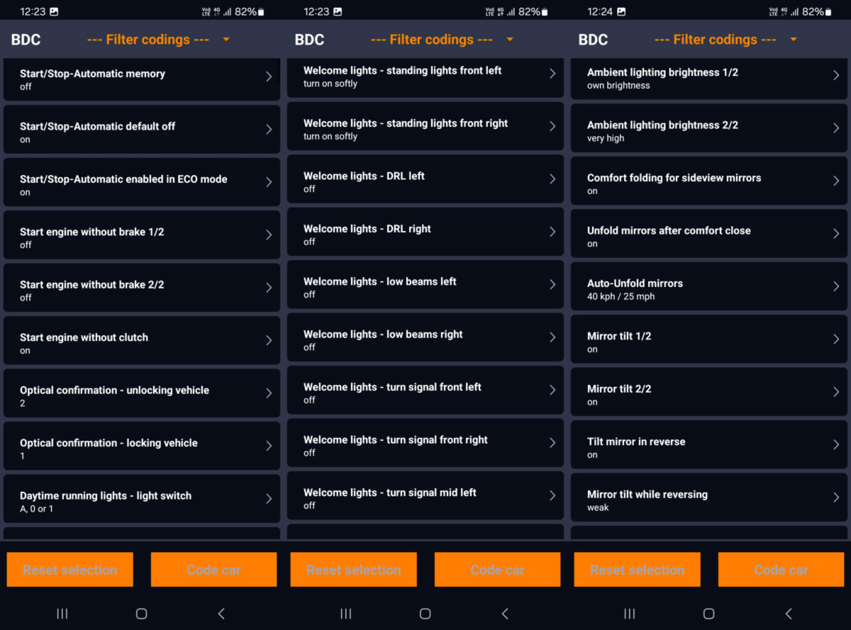 Universāls profesionāls diagnostikas skeneris ar kodēšanas funkciju Carly OBD2