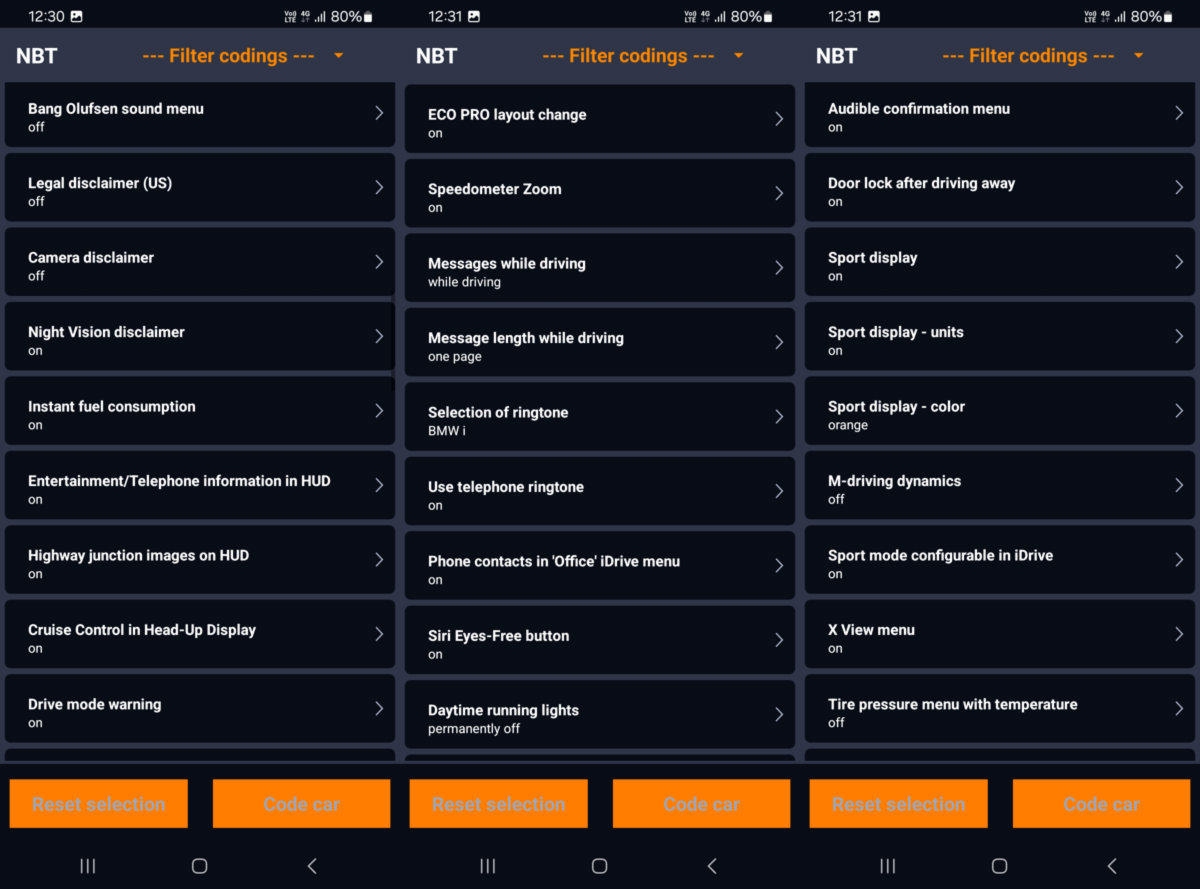 Universāls profesionāls diagnostikas skeneris ar kodēšanas funkciju Carly OBD2