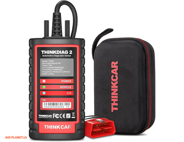 Thinkcar Thinkdiag 2 diagnostikai un kodēšanai + 1 gada licence