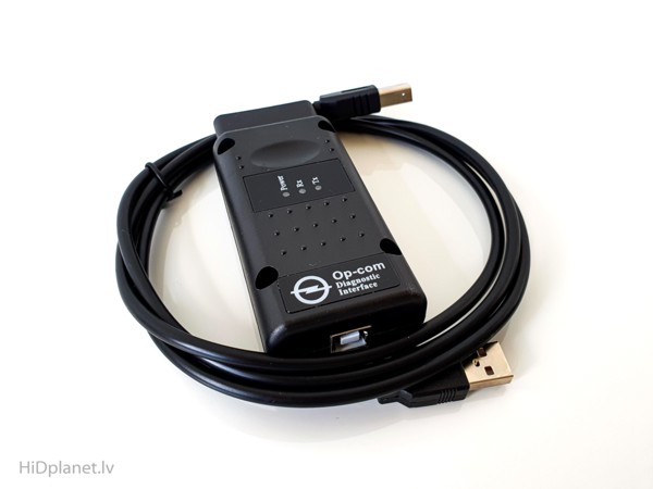 Opel OP-COM diagnostikas un kodēšanas kabelis