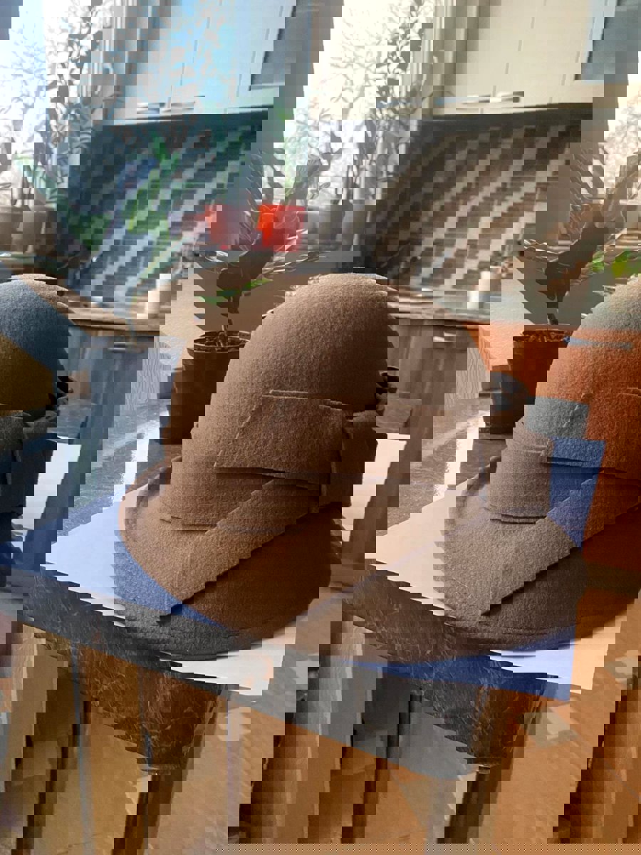 Элегантная женская шерстяная шляпа с полями – новая 