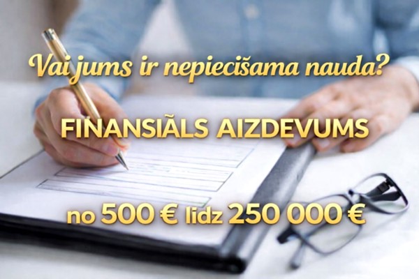 steidzams un drošs aizdevums