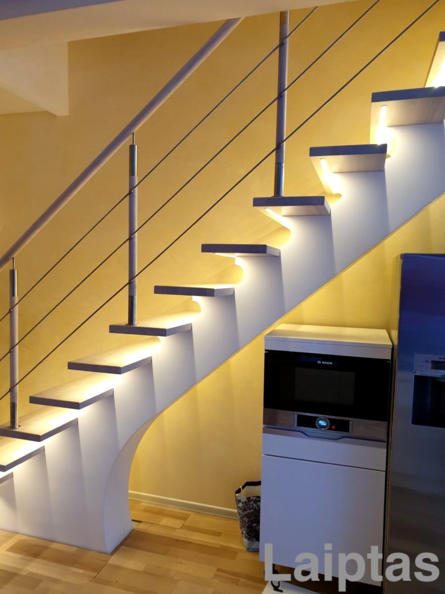 Kāpnes, pakāpieni, margas, terases un balkoni