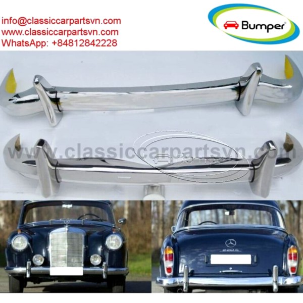Mercedes Ponton 6-cylinder W180 W128 coupe/cabriolet bumpers