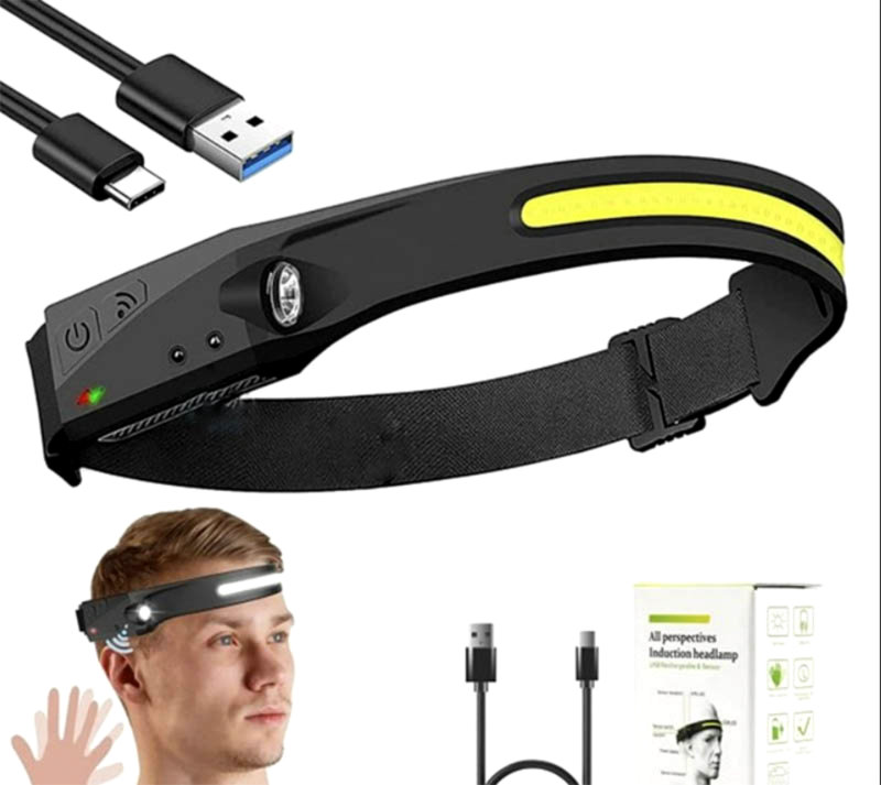 🔦 Налобный LED фонарь — удобный и мощный источник света для активного использования