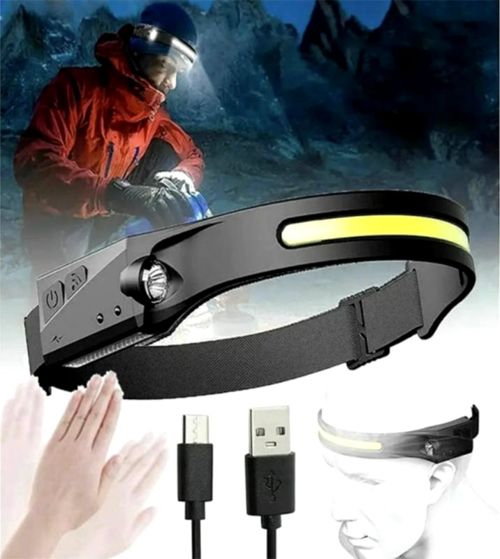 🔦 Налобный LED фонарь — удобный и мощный источник света для активного использования